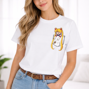 Pure Charm White Tee Cotton