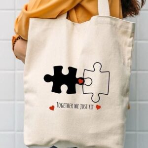 Floral Print Tote Bag